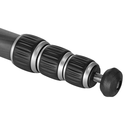 JUSINO Profi Traveller Karbon-Stativ Monopodfunktion bis 182cm 18kg + Kugelkopf FGS-41 TK-324C
