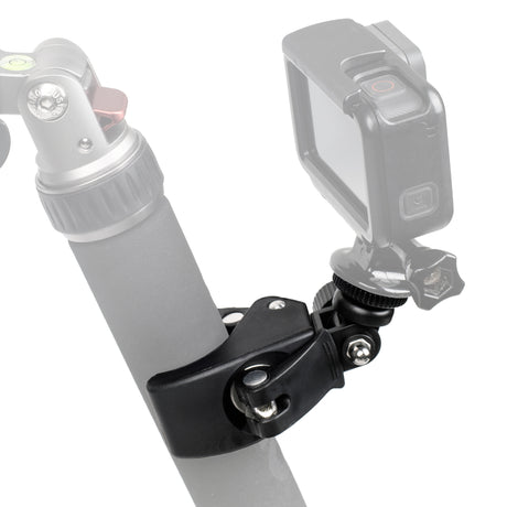 ayex Universal Stativklemme neigbarer 1/4 Zoll Mount Schraubzwinge gummierte Kontaktflächen