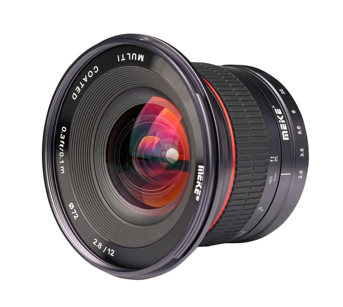 Ultra-Weitwinkelobjektiv MK-12mm-F/2.8 für Micro 4/3 (Olympus und Panasonic Lumix)
