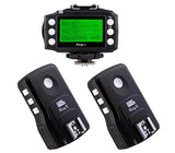 Pixel KING PRO e-TTL Funk-Blitzauslöser Set LCD-Display für Canon EOS mit 2 Empfängern