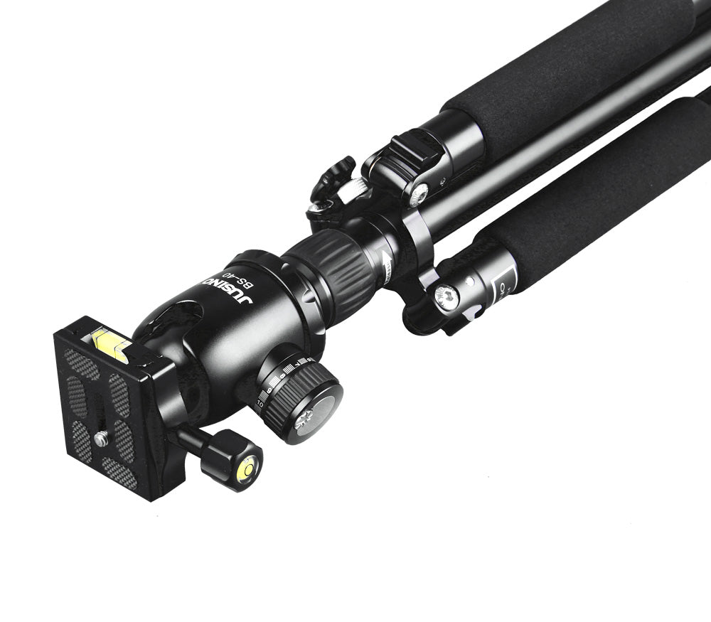 Traveller Stativset Tripod/Monopod JUSINO TK-254 mit robustem Kugelkopf BS-40