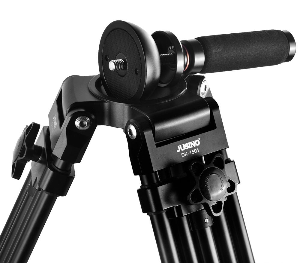 JUSINO DK-1501 Profi Video-Stativ bis 15 kg Tragkraft
