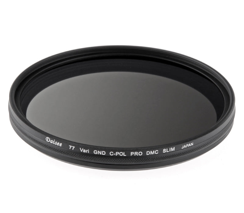 Daisee Variable ND-8 / CPL Kombi Filter 77mm, 8-fach vergütet Slim