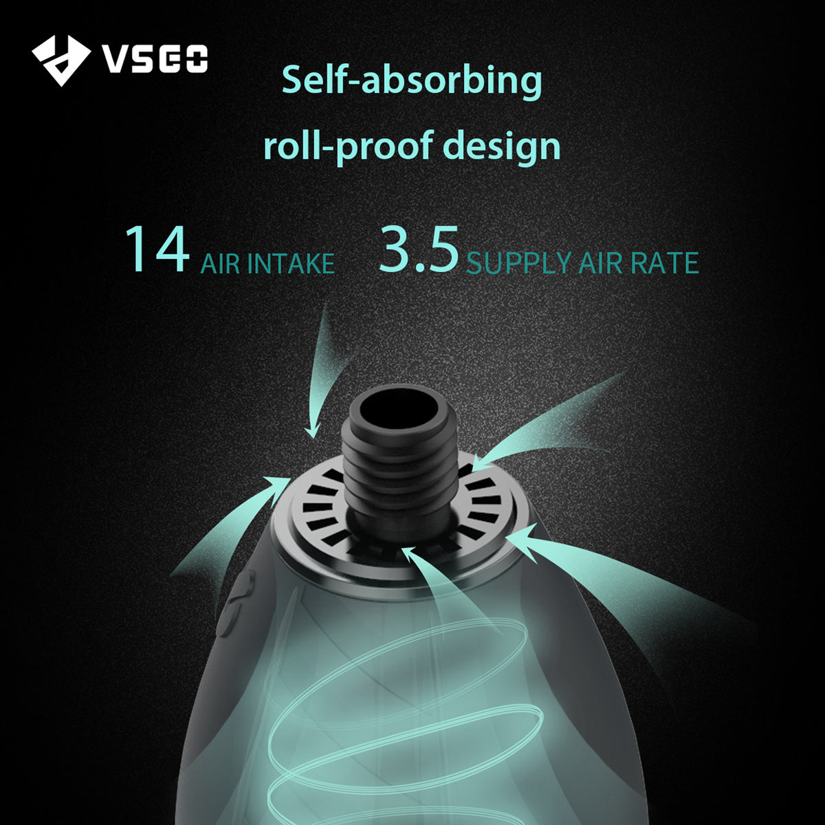 VSGO Air Blower Klassischer Blasebalg für Kamera, Objektiv & Sensor