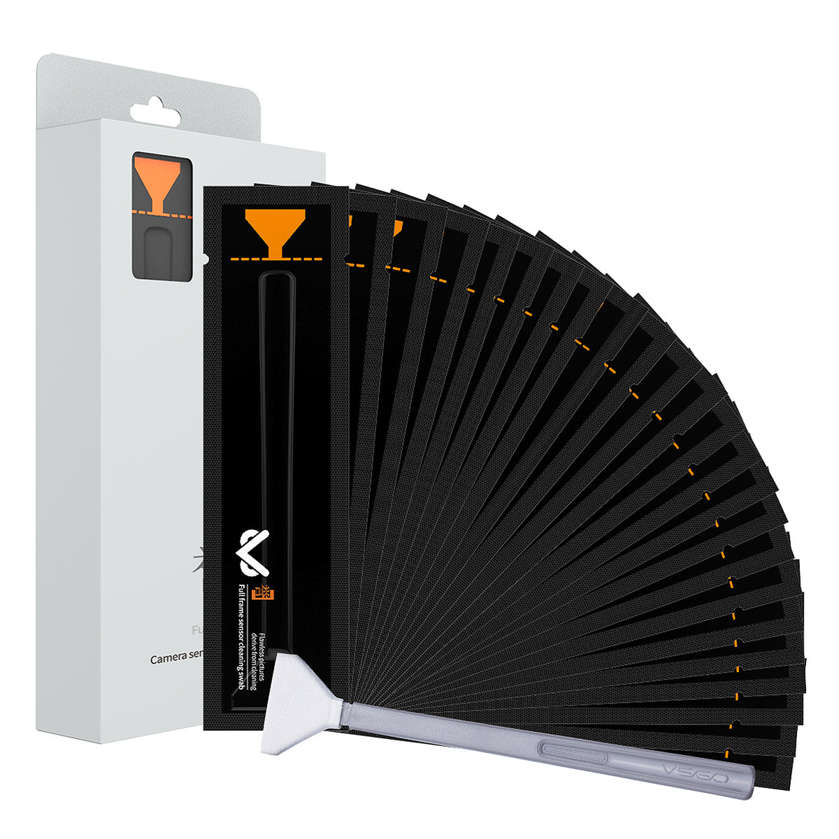 VSGO Sensor Reinigungsswabs 24 Stück für Vollformat-Kameras 24mm
