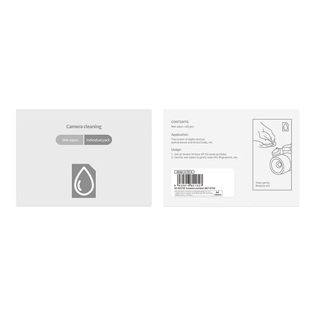 VSGO Reinigungstücher Feuchttücher für Kamera, Display & Smartphone 60er Set