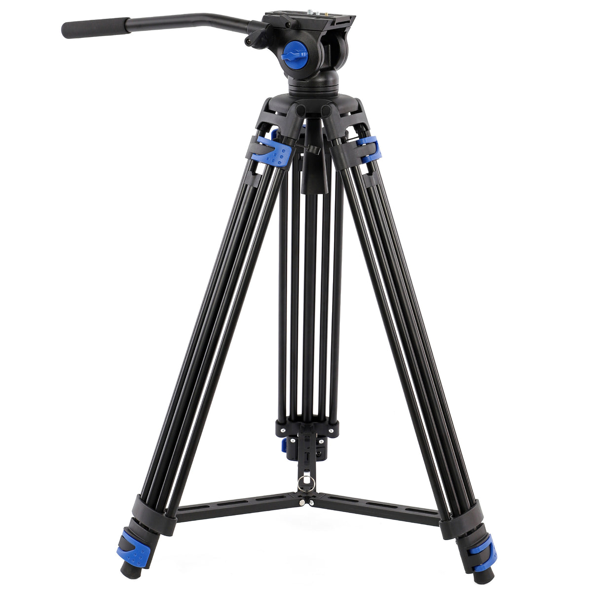 ayex Video Stativ mit Video Kopf Robustes Stativ für professionelle Aufnahmen