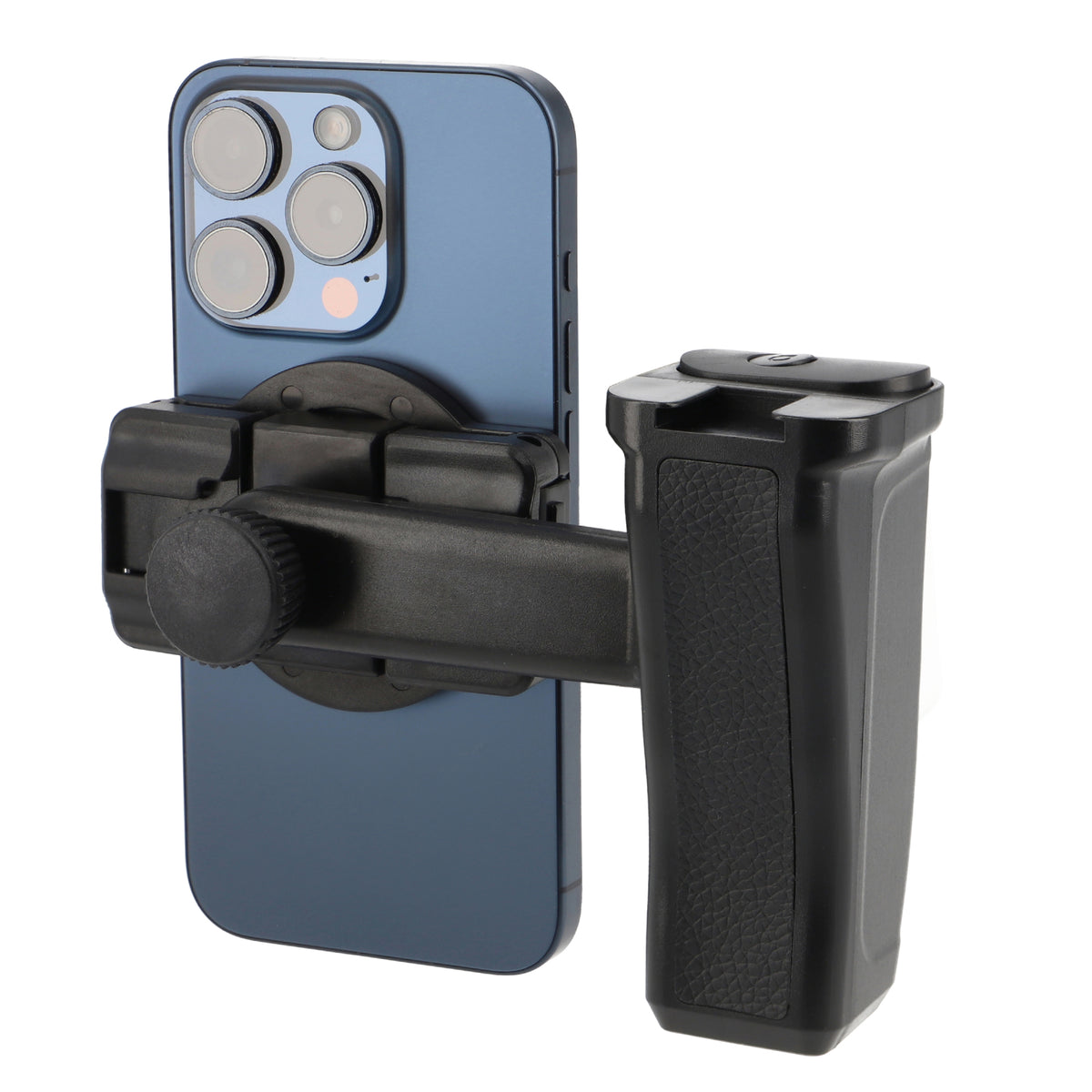 Magnetischer Smartphone Vlogging-Grip mit Bluetooth-Fernauslöser, Stativ- & Cold-Shoe-Anschluss