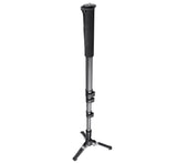 JUSINO Carbon Monopod mit Standspinne Clipverschlüsse bis 12kg 177cm VM-361EC