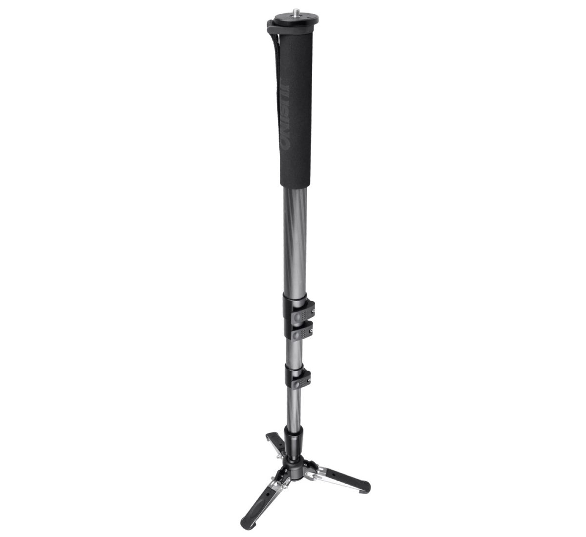 JUSINO Carbon Monopod mit Standspinne Clipverschlüsse bis 12kg 177cm VM-361EC