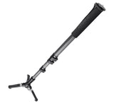 JUSINO Carbon Monopod mit Standspinne Clipverschlüsse bis 12kg 177cm VM-361EC