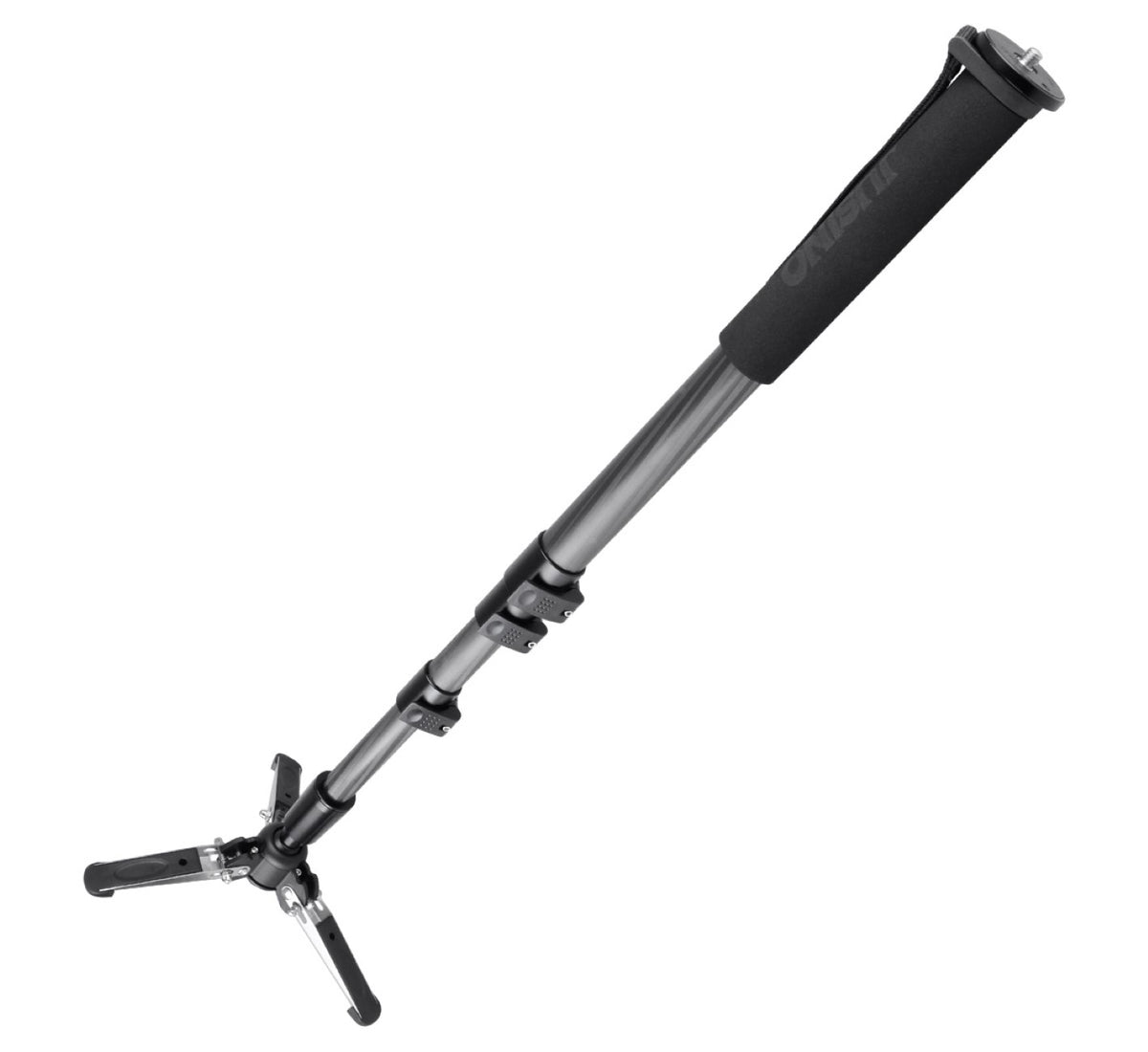JUSINO Carbon Monopod mit Standspinne Clipverschlüsse bis 12kg 177cm VM-361EC