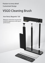 VSGO Magnetisches Kaffeemühlen-Reinigungsset Professionelles Barista-Bürstenset